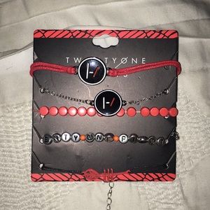 twenty one pilots bracelet set
